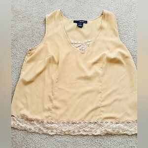 Gold Camisole with Lace